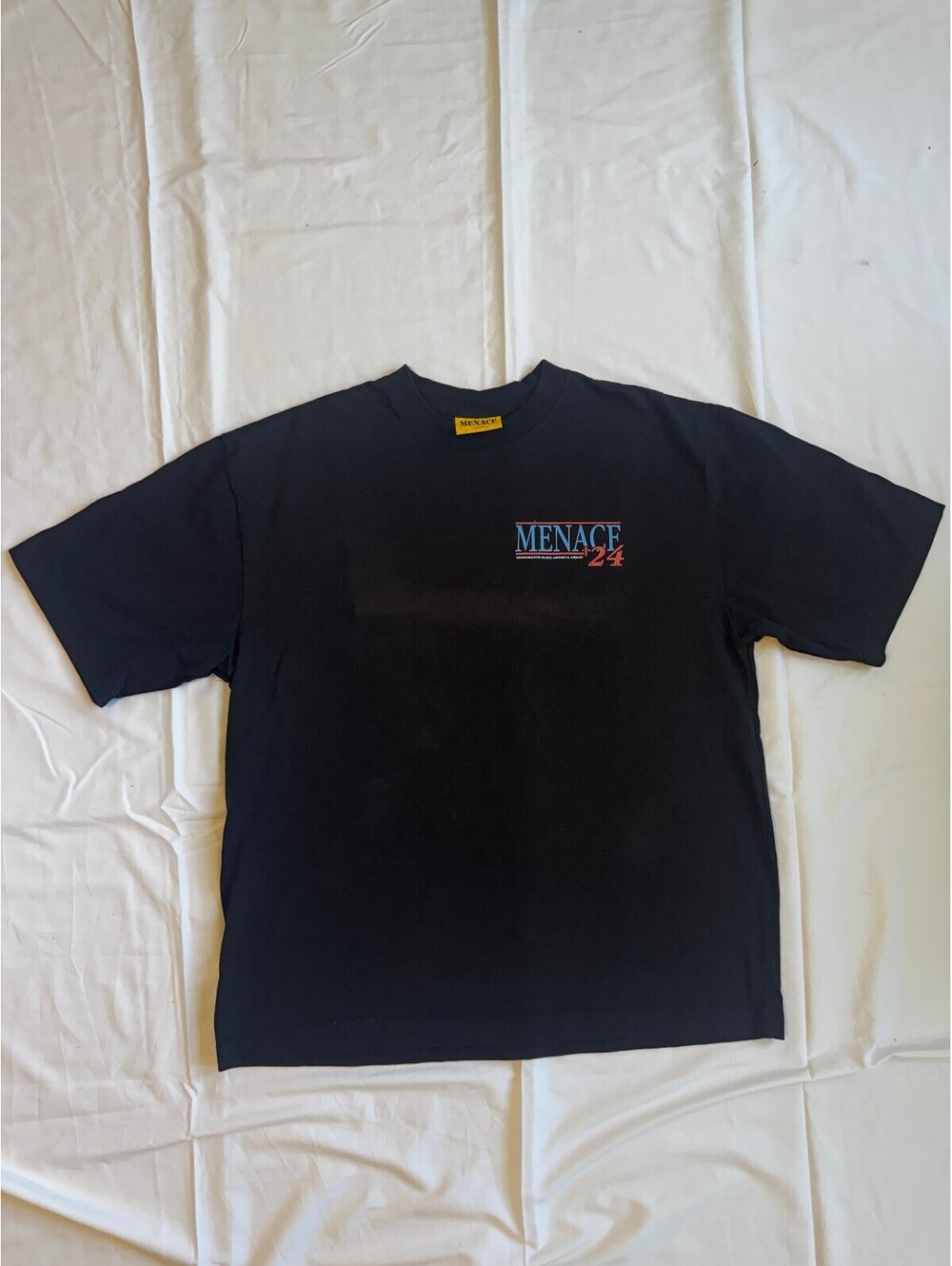 Menace '24 Immigrants Make America Great Black Tee L